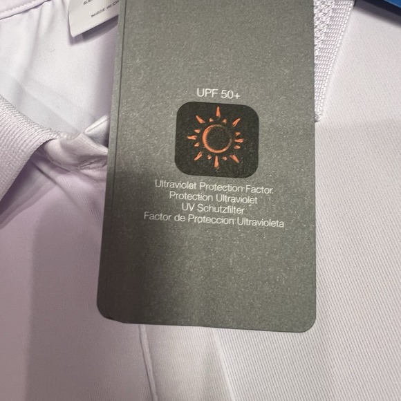 PING Collection White Polo UPF 50+ Golf Shirt Womens Sz 4 NWT Sedona AJGA - Picture 3 of 16